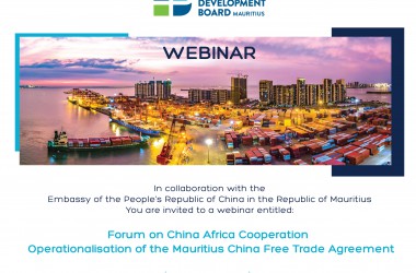 毛里求斯经济发展局与中国大使馆联合举办线上研讨会